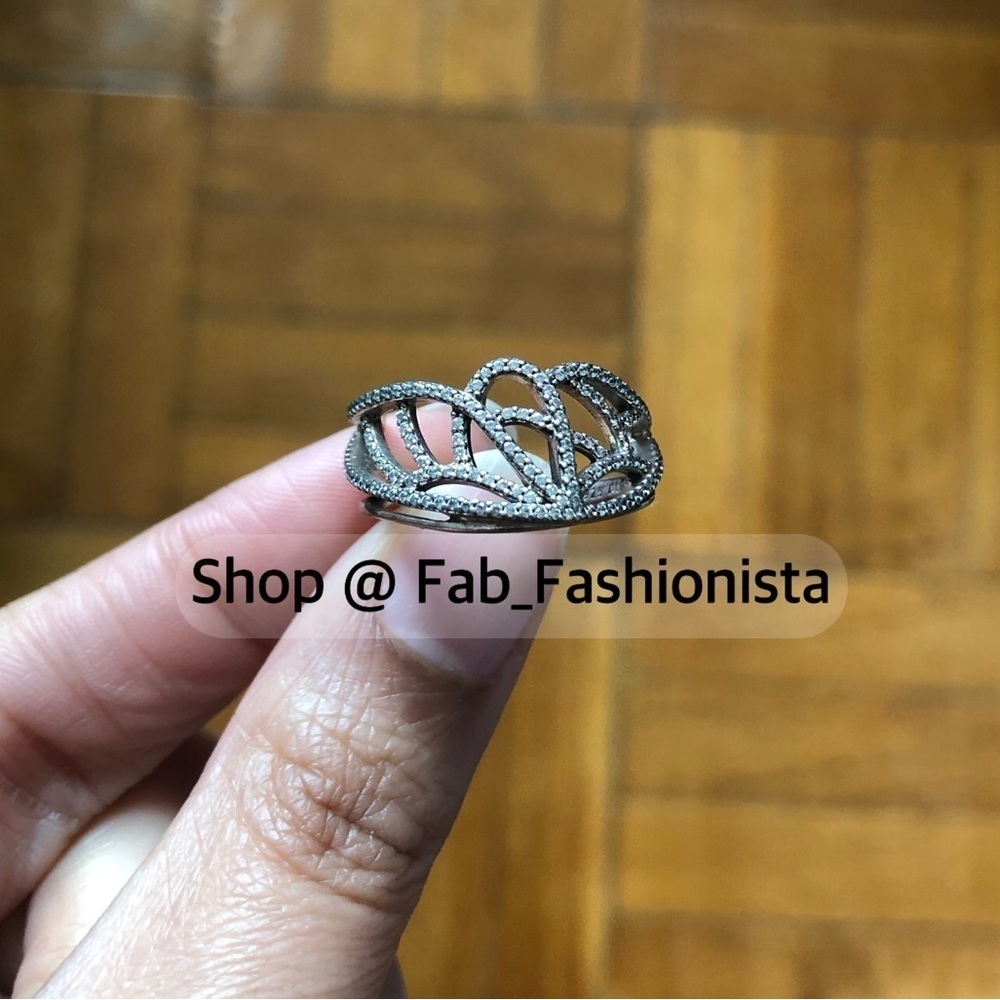 Pandora Filigree crystal ring